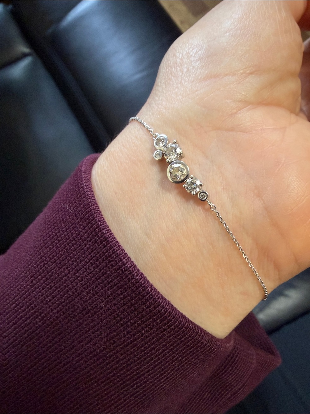 Lightbox Gold and Lab Diamond Bracelet